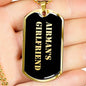 Airman's Girlfriend v2 - 18k Gold Finished Luxury Dog Tag Necklace
