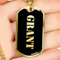 Grant v2 - 18k Gold Finished Luxury Dog Tag Necklace
