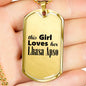 Lhasa Apso - 18k Gold Finished Luxury Dog Tag Necklace