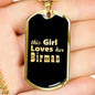 Birman v2 - 18k Gold Finished Luxury Dog Tag Necklace
