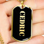 Cedric v2 - 18k Gold Finished Luxury Dog Tag Necklace