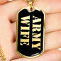 Army Wife v2 - 18k Gold Finished Luxury Dog Tag Necklace