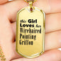 Wirehaired Pointing Griffon - 18k Gold Finished Luxury Dog Tag Necklace