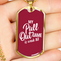 My Game Is Weak - 18k Gold Finished Luxury Dog Tag Necklace