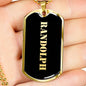 Randolph v2 - 18k Gold Finished Luxury Dog Tag Necklace