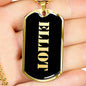 Elliot v2 - 18k Gold Finished Luxury Dog Tag Necklace