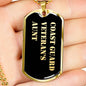 Coast Guard Veteran's Aunt v2 - 18k Gold Finished Luxury Dog Tag Necklace