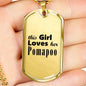 Pomapoo - 18k Gold Finished Luxury Dog Tag Necklace
