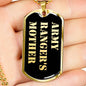 Army Ranger's Mother v2 - 18k Gold Finished Luxury Dog Tag Necklace