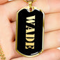 Wade v2 - 18k Gold Finished Luxury Dog Tag Necklace