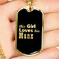 Manx v2 - 18k Gold Finished Luxury Dog Tag Necklace
