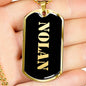 Nolan v2 - 18k Gold Finished Luxury Dog Tag Necklace