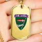 14th Mechanized Brigade (Ukraine) - 18k Gold Finished Luxury Dog Tag Necklace