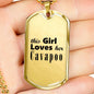 Cavapoo - 18k Gold Finished Luxury Dog Tag Necklace