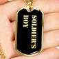 Soldier's Boy v2 - 18k Gold Finished Luxury Dog Tag Necklace