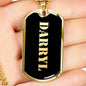 Darryl v2 - 18k Gold Finished Luxury Dog Tag Necklace
