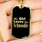 Schnoodle v2 - 18k Gold Finished Luxury Dog Tag Necklace