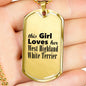 West Highland White Terrier - 18k Gold Finished Luxury Dog Tag Necklace