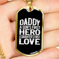 Daddy v2 - 18k Gold Finished Luxury Dog Tag Necklace
