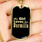 Burmilla v2 - 18k Gold Finished Luxury Dog Tag Necklace