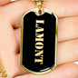 Lamont v2 - 18k Gold Finished Luxury Dog Tag Necklace