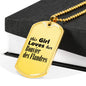 Bouvier des Flandres - 18k Gold Finished Luxury Dog Tag Necklace