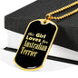 Australian Terrier v2 - 18k Gold Finished Luxury Dog Tag Necklace