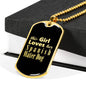Spanish Water Dog v2 - 18k Gold Finished Luxury Dog Tag Necklace