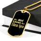 Lhasa Apso v2 - 18k Gold Finished Luxury Dog Tag Necklace
