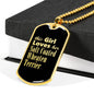 Soft Coated Wheaten Terrier v2 - 18k Gold Finished Luxury Dog Tag Necklace