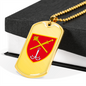 Operational Command South (Ukraine) - 18k Gold Finished Luxury Dog Tag Necklace