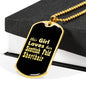 Scottish Fold Shorthair v2 - 18k Gold Finished Luxury Dog Tag Necklace