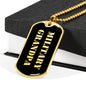 Military Grandpa v2 - 18k Gold Finished Luxury Dog Tag Necklace