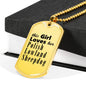 Polish Lowland Sheepdog - 18k Gold Finished Luxury Dog Tag Necklace