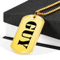 Guy - 18k Gold Finished Luxury Dog Tag Necklace
