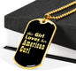 American Curl v2 - 18k Gold Finished Luxury Dog Tag Necklace
