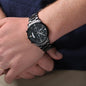 Stylized Tryzub - Black Chronograph Watch