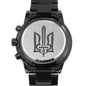 Stylized Tryzub - Black Chronograph Watch