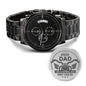 Biker Dad - Black Chronograph Watch