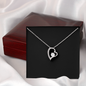 Forever Love Necklace With Mahogany Style Luxury Box v2