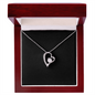 Forever Love Necklace With Mahogany Style Luxury Box v2