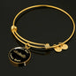 Labradoodle v2 - 18k Gold Finished Bangle Bracelet