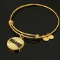 Dianne v01 - 18k Gold Finished Bangle Bracelet