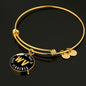 Heart In West Virginia - 18k Gold Finished Bangle Bracelet