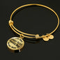 Greater Swiss Mountain Dog - 18k Gold Finished Bangle Bracelet