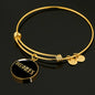 Delores v02 - 18k Gold Finished Bangle Bracelet