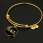 Olga v02 - 18k Gold Finished Bangle Bracelet