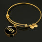 Judy v02 - 18k Gold Finished Bangle Bracelet