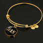 Jean v02 - 18k Gold Finished Bangle Bracelet