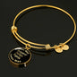 Portuguese Podengo Pequeno v2 - 18k Gold Finished Bangle Bracelet